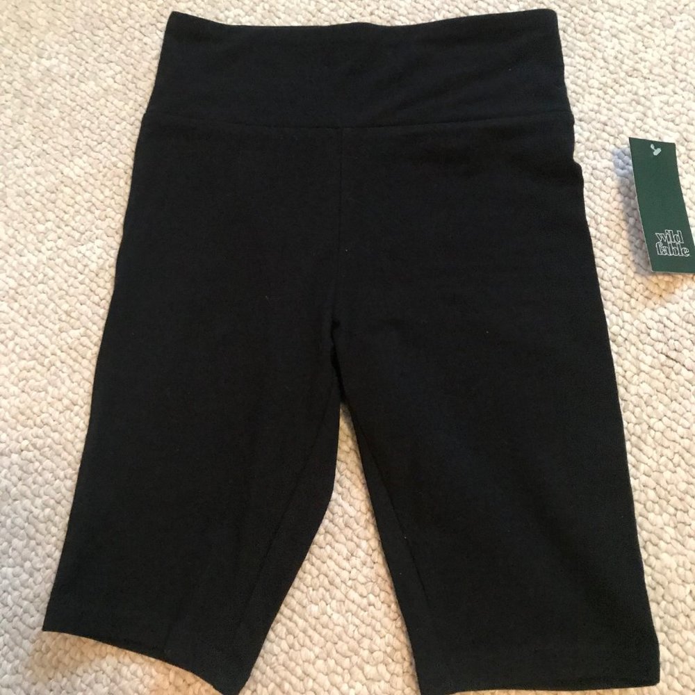 *SOLD* NWT Wild Fable Black Biker Shorts